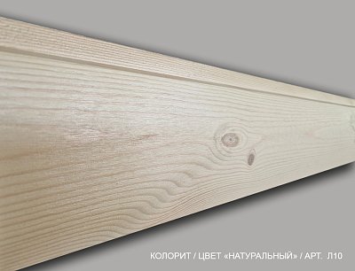 Доска "Иммитация бруса" (Карельский профиль). Сосна/ель сорт АВ. Натуральный. 6 м.